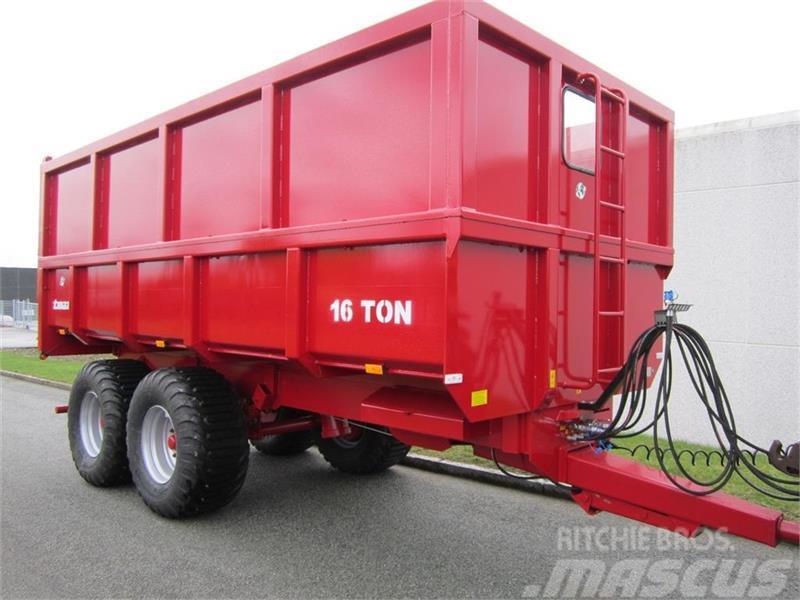 Tinaz 16 tons dumpervogne med kornsider Andre have & park maskiner