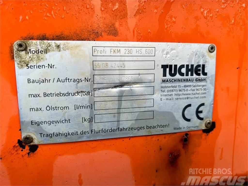 Tuchel Profi 660 kost - 230 cm. bred / Volvo ophæng Læssemaskiner på hjul