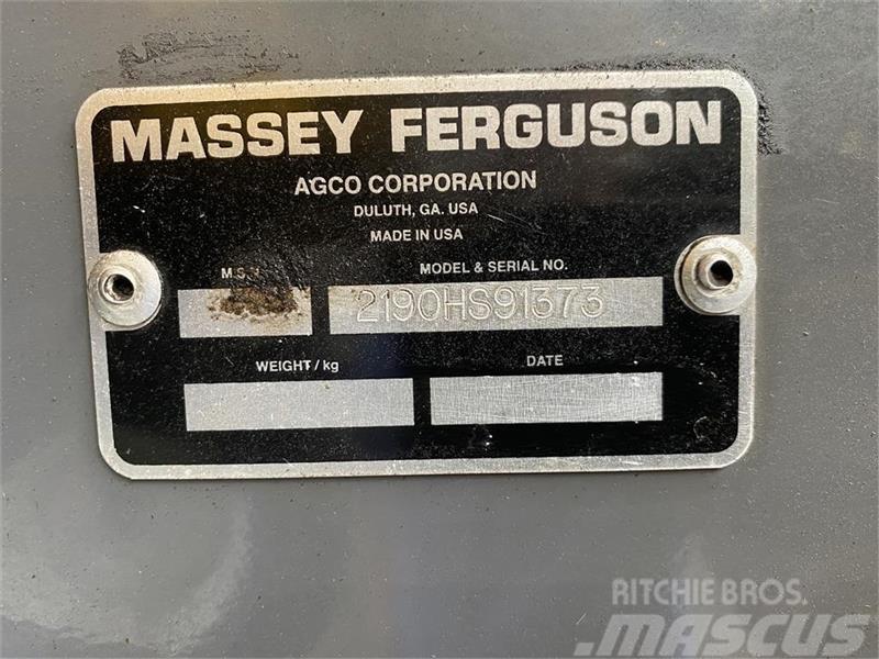 Massey Ferguson 2190 Pressere til firkantede baller