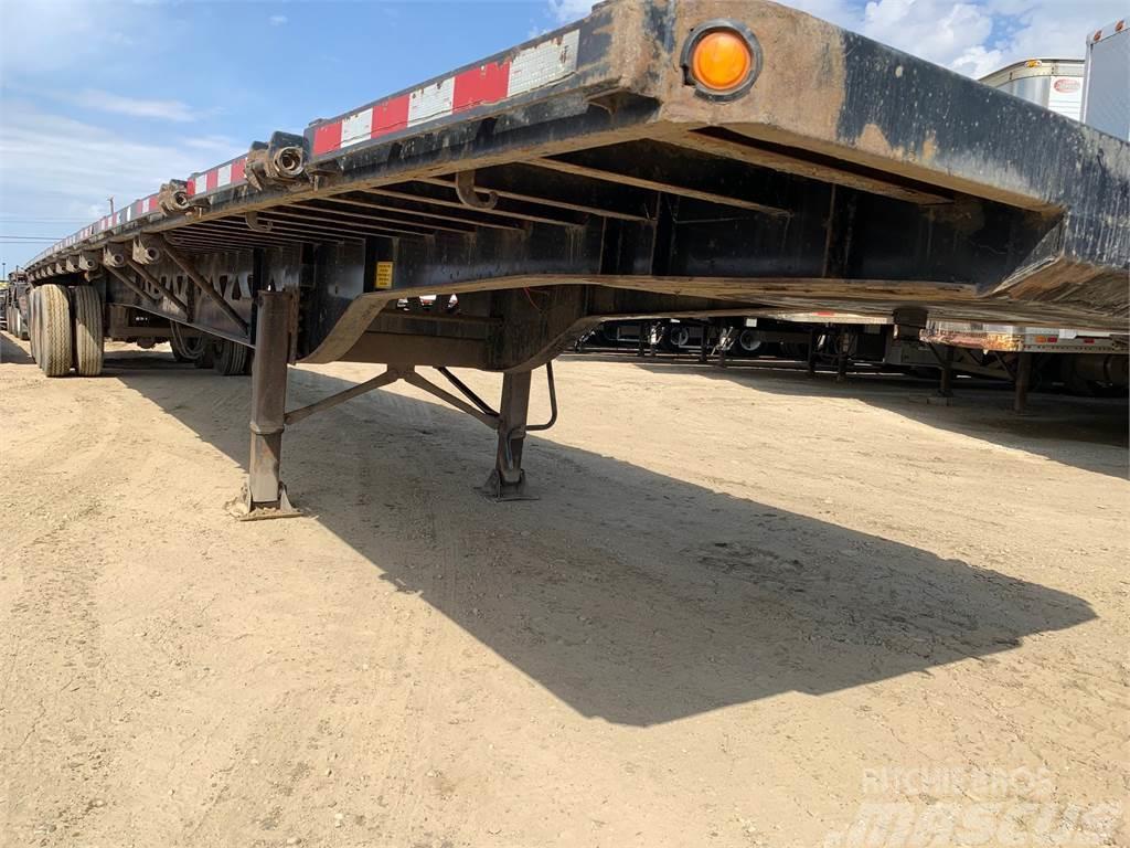 BWS 53' Tridem Flat Deck/Highboy Semi-trailer med lad/flatbed
