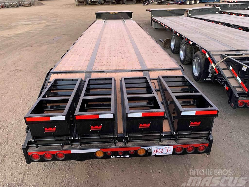 Lode King 53' Tridem Step Deck with Ramps Semi-trailer med lad/flatbed