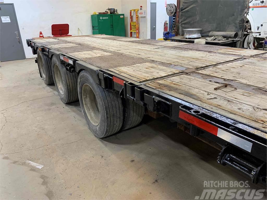 Manac 53' Tridem Extendable/Trombone Step Deck Semi-trailer med lad/flatbed