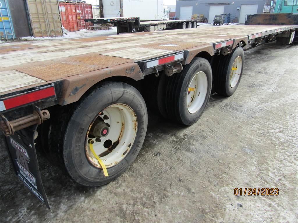 Manac 53' Tridem Step Deck Semi-trailer med lad/flatbed