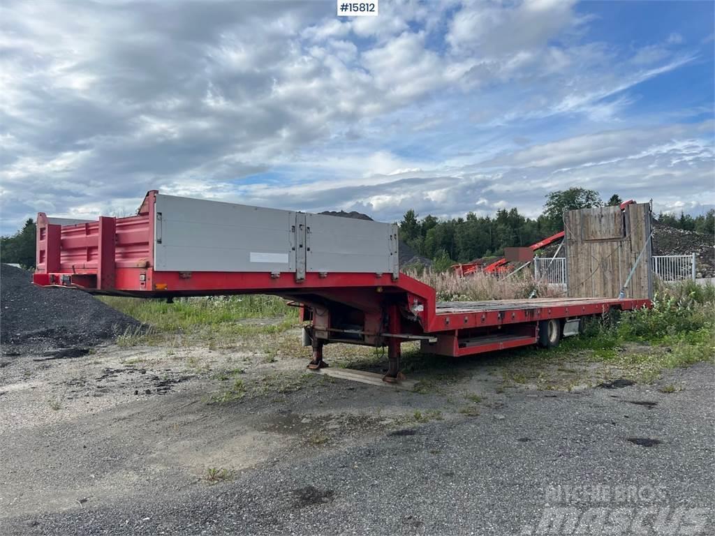 Damm SE-61M 4-axle machine trailer with driving ramp Andre anhængere