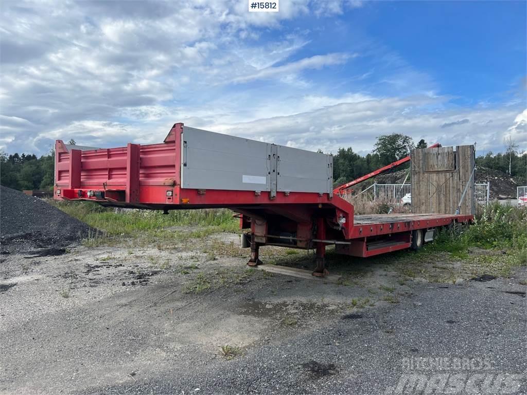 Damm SE-61M 4-axle machine trailer with driving ramp Andre anhængere