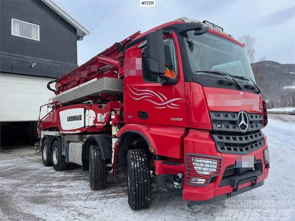 Mercedes-Benz Arocs 3253 8x4 Pump truck w/ 35 meter pump and Lie Forsvar/Miljø