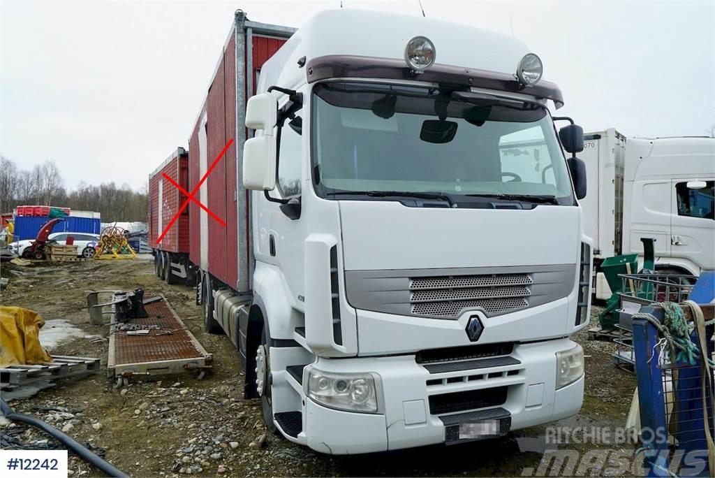 Renault Premium 450DXI container chassis Lastbiler med containerramme / veksellad