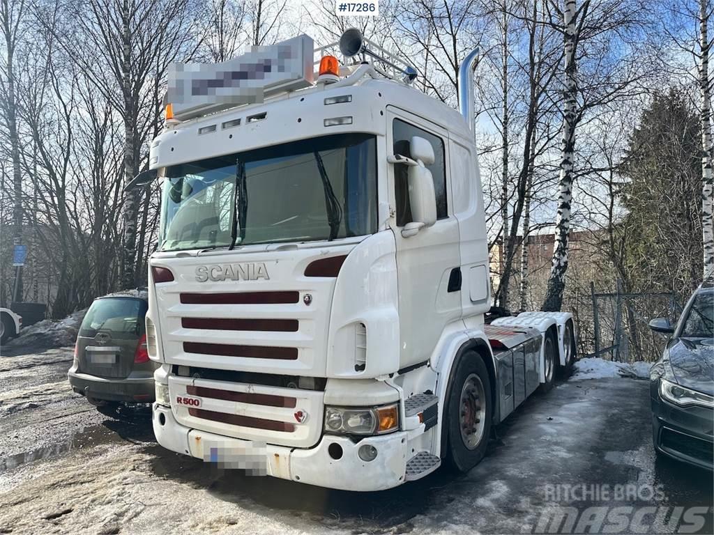 Scania R500 6x2 Truck w/ exhaust pipe. Trækkere