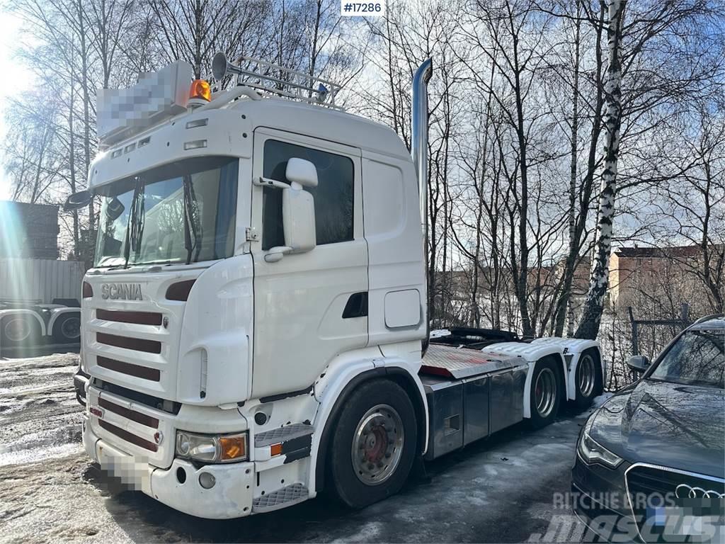 Scania R500 6x2 Truck w/ exhaust pipe. Trækkere
