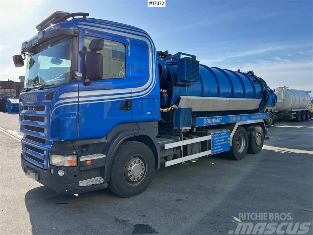 Scania R500 6x2 vacuum/flush truck Forsvar/Miljø