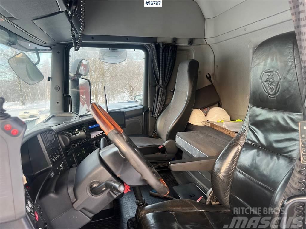 Scania R500 8x4 hook truck w/ 20T Hiab hook from 2014. WA Kroghejs