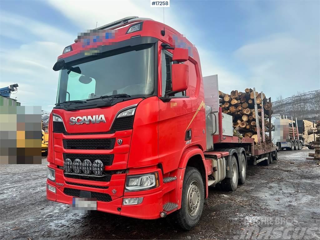Scania R650 6x4 Tractor w/ Istrail Trailer. WATCH VIDEO Trækkere