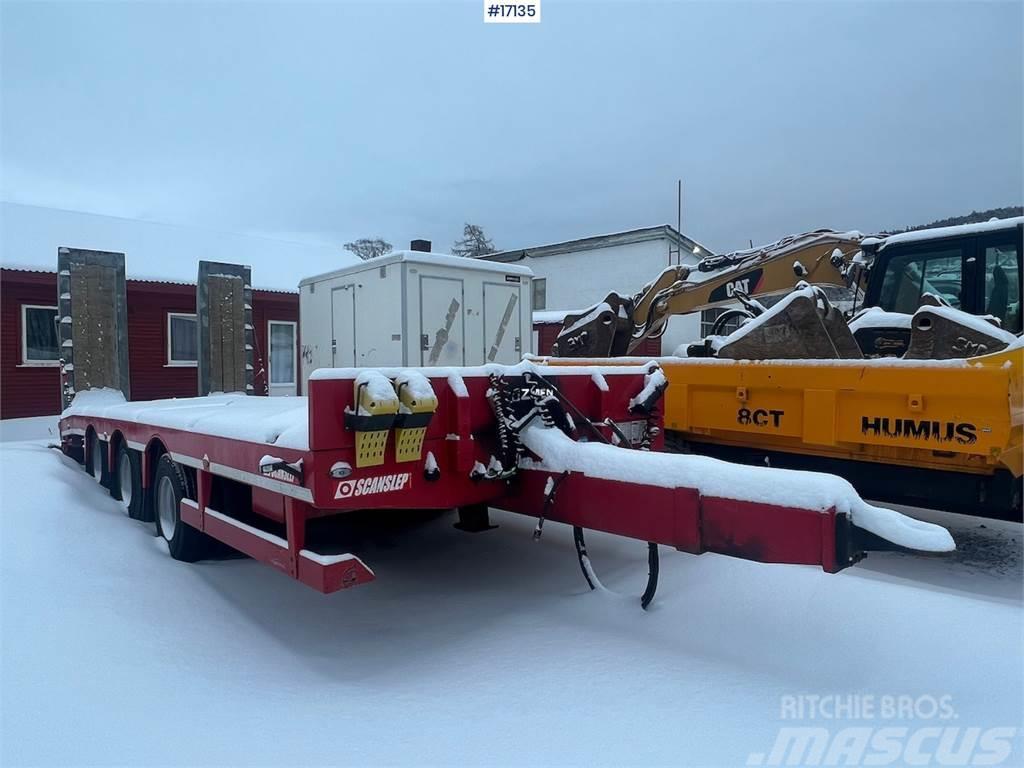  Scanslep machine trailer w/ hydraulic driving brid Andre anhængere