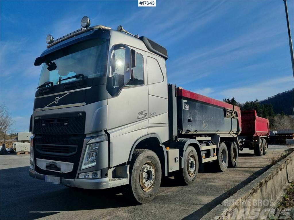 Volvo FH 540 8x4 with low mileage for sale with tipper. Lastbiler med tip