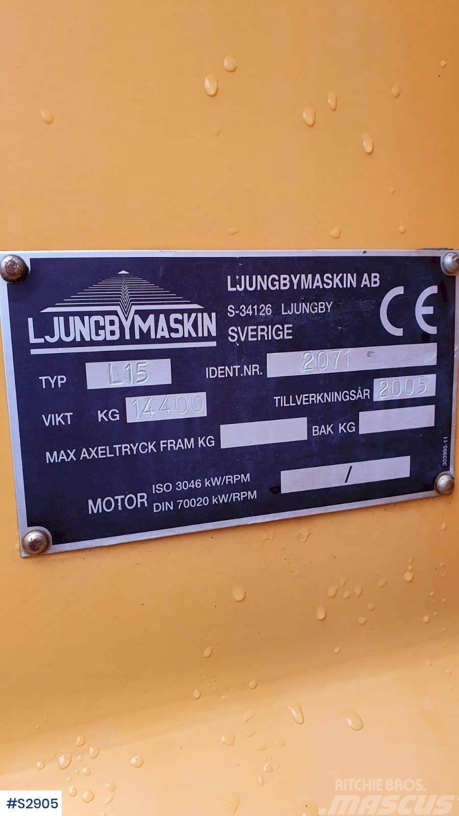 Ljungby L15 WHEEL LOADER WITHOUT BUCKET Læssemaskiner på hjul