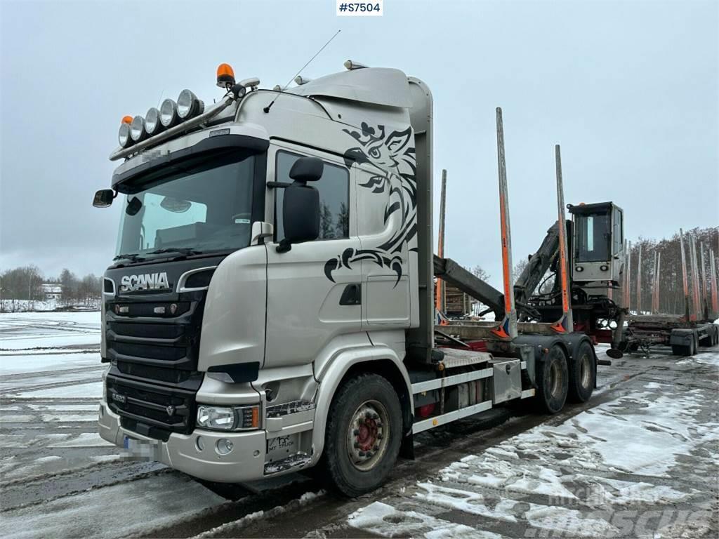 Scania R520 6X4 Tømmertransport