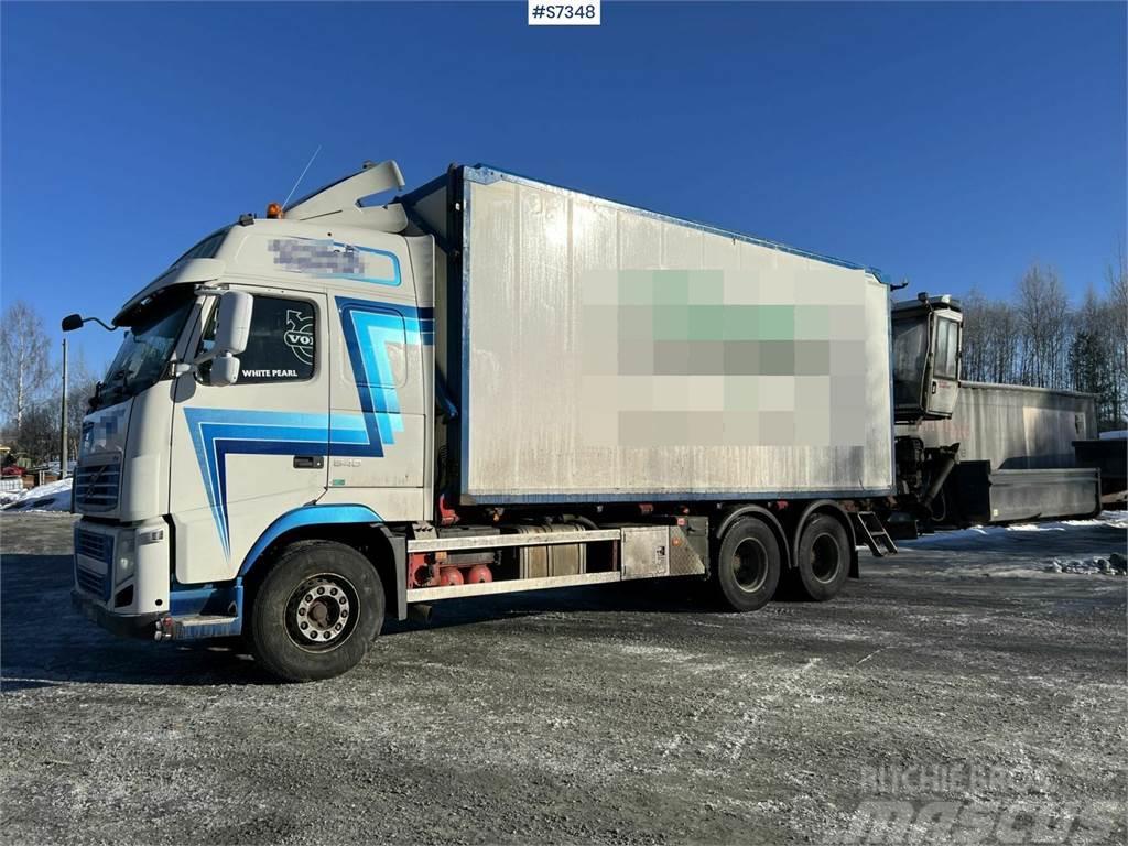 Volvo FH 6*4 Chip Truck with Palfinger crane Fast kasse