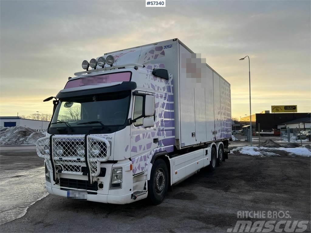 Volvo FM 440 6*2 Box truck with container base Fast kasse
