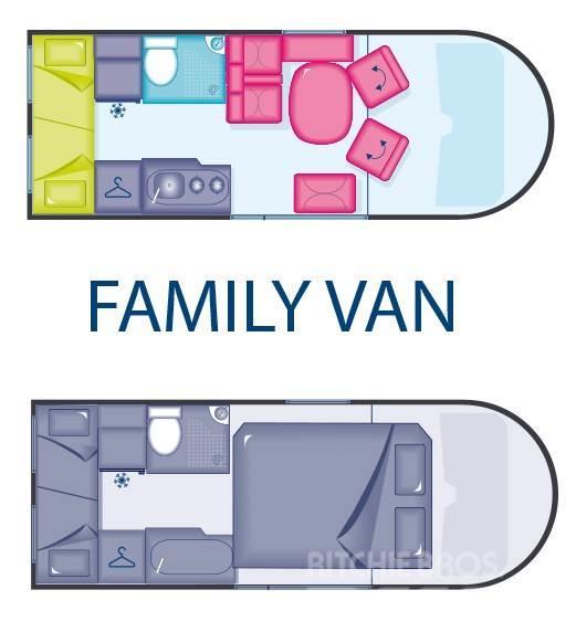  DREAMER FAMILY VAN Autocampere & campingvogne