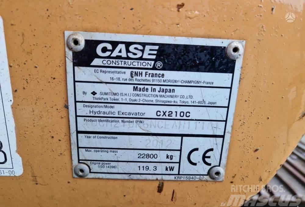 CASE CX210C garantija 300val jau LT Gravemaskiner på larvebånd