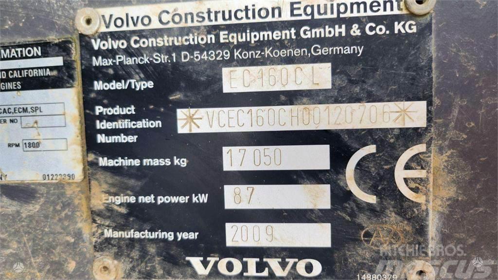 Volvo EC 160 CL + ROTOTILT + 3 BUCKE Gravemaskiner på larvebånd