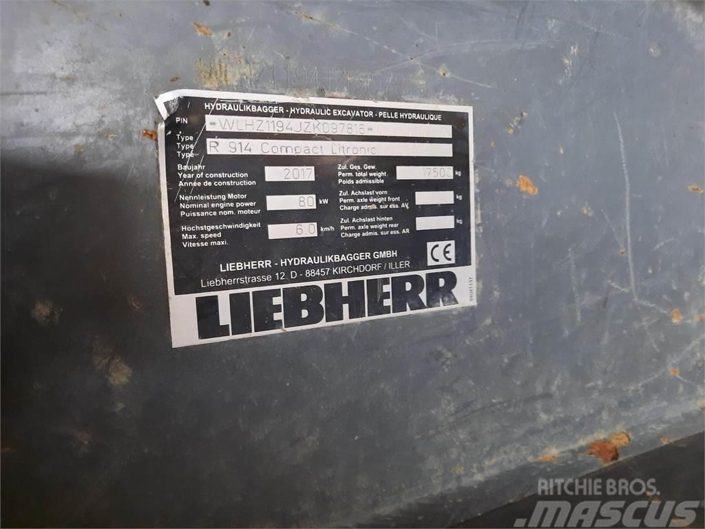 Liebherr R914 Compact Litronic Gravemaskiner på larvebånd