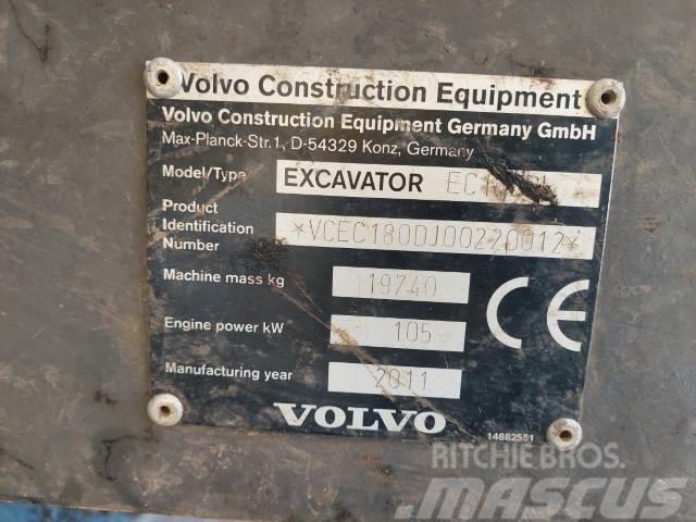 Volvo EC180DL Gravemaskiner på larvebånd