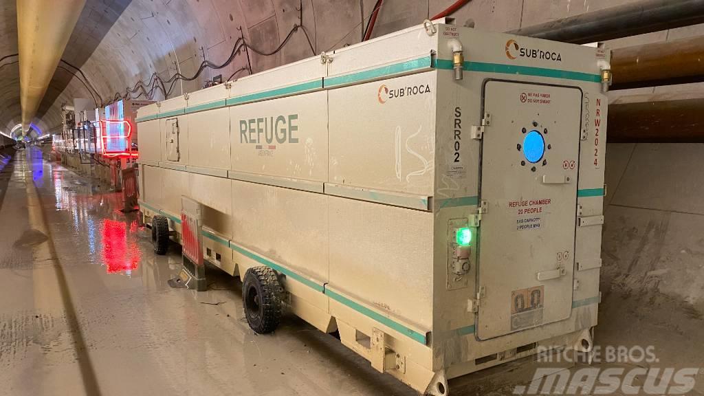  SUB'ROCA Tunnel Refuge chamber 20 people Andet undergrundsudstyr