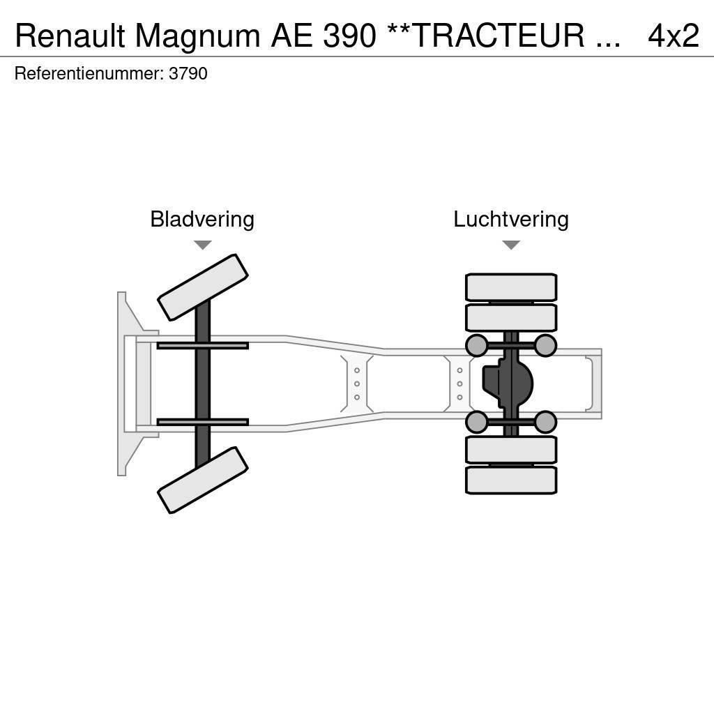 Renault Magnum AE 390 **TRACTEUR FRANCAIS-FRENCH TRUCK** Trækkere