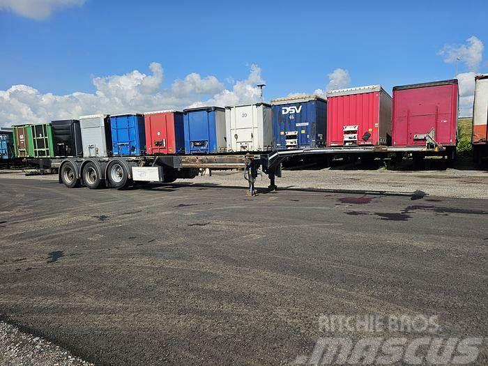 D-tec FLEXITRAILER | ALL CONNECTIONS Semi-trailer med containerramme