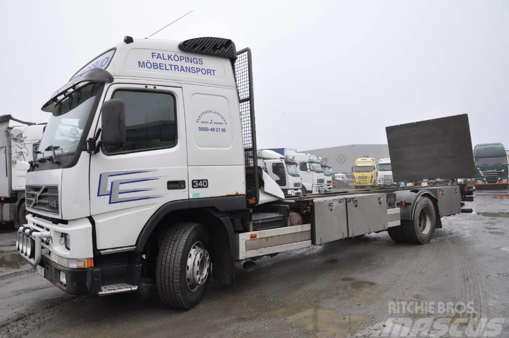 Volvo FM12 380 4X2 Lastbiler med containerramme / veksellad