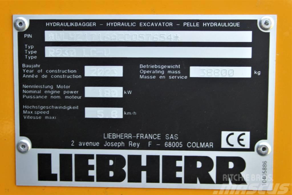 Liebherr R 930 LC-V Gravemaskiner på larvebånd