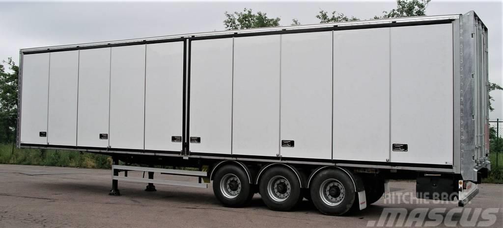 Fruehauf Expressliner Skåptrailer Öppningsbar sida 775000kr Semi-trailer med fast kasse