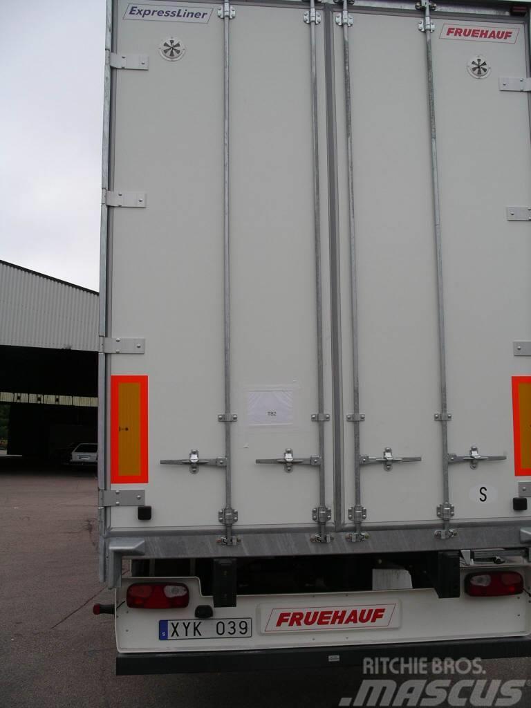 Fruehauf Expressliner Skåptrailer Öppningsbar sida 775000kr Semi-trailer med fast kasse