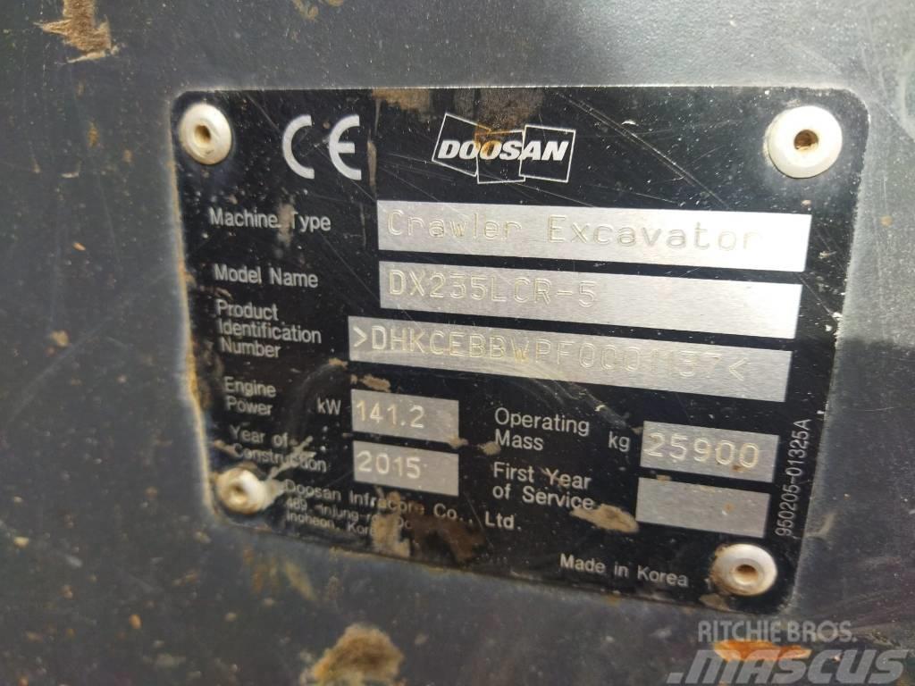 Doosan DX 235 LCR Gravemaskiner på larvebånd
