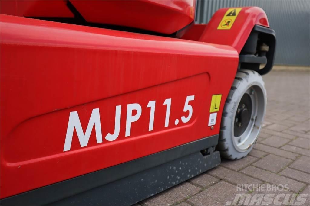 Magni MJP11.5 Valid Inspection, *Guarantee! 11.2m Workin Bomlifte med knækarm