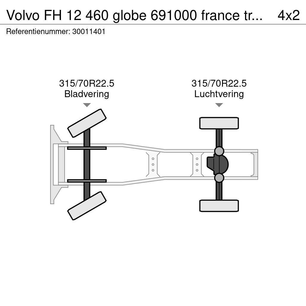 Volvo FH 12 460 globe 691000 france truck hydraulic Trækkere