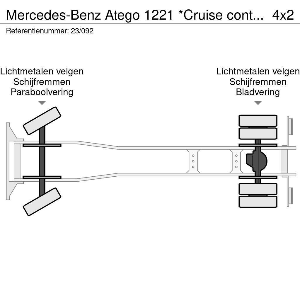 Mercedes-Benz Atego 1221 *Cruise control*Bluetooth*Elektrisch ve Kølelastbiler