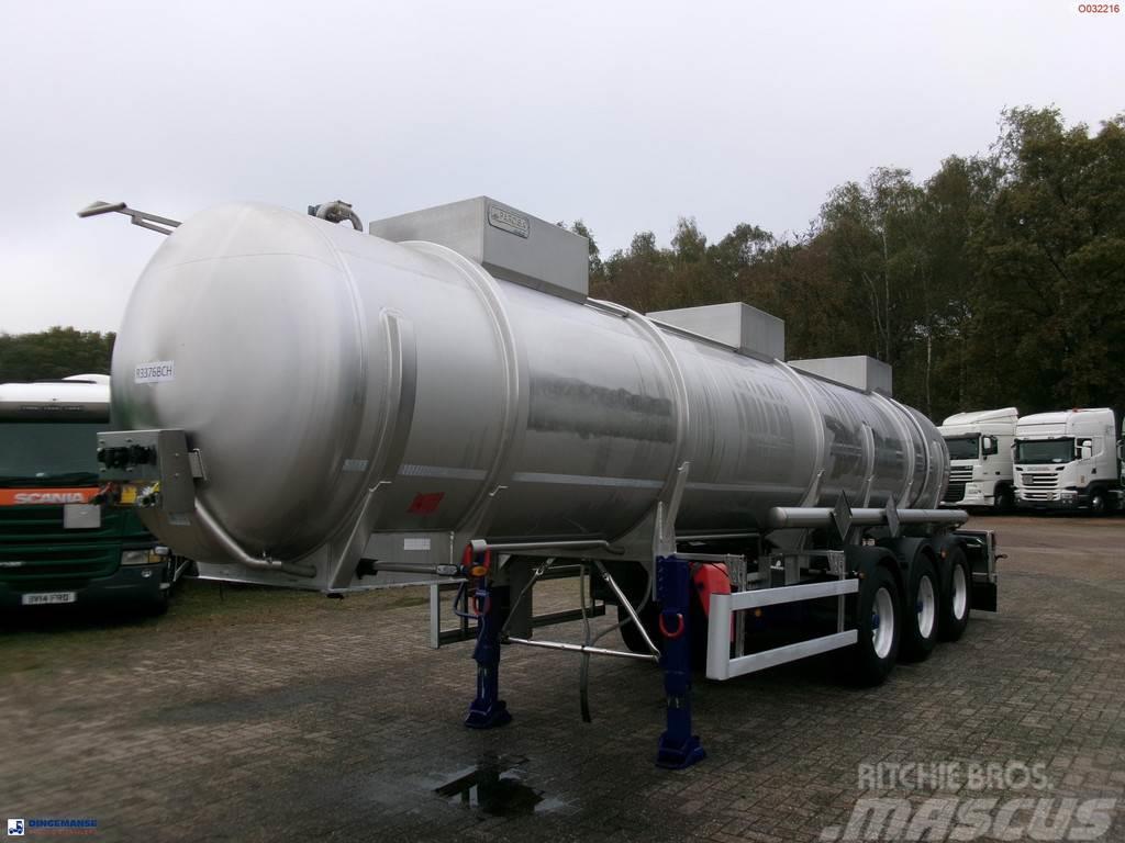  Parcisa Chemical tank inox L4BH 21.2 m3 / 1 comp + Semi-trailer med Tank