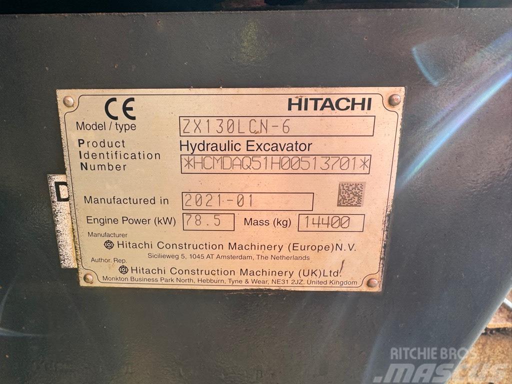 Hitachi ZX 130-6 Gravemaskiner på larvebånd