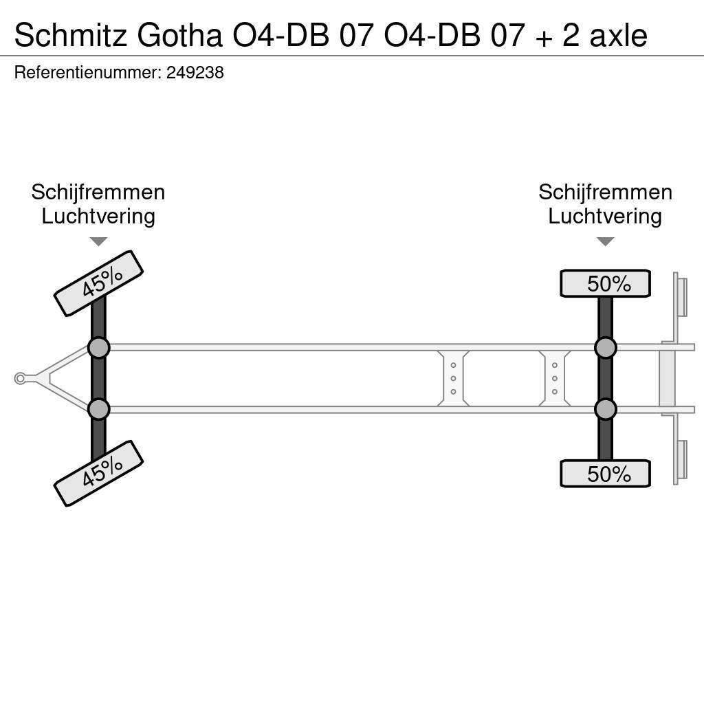Schmitz Cargobull Gotha O4-DB 07 O4-DB 07 + 2 axle Gardinanhænger