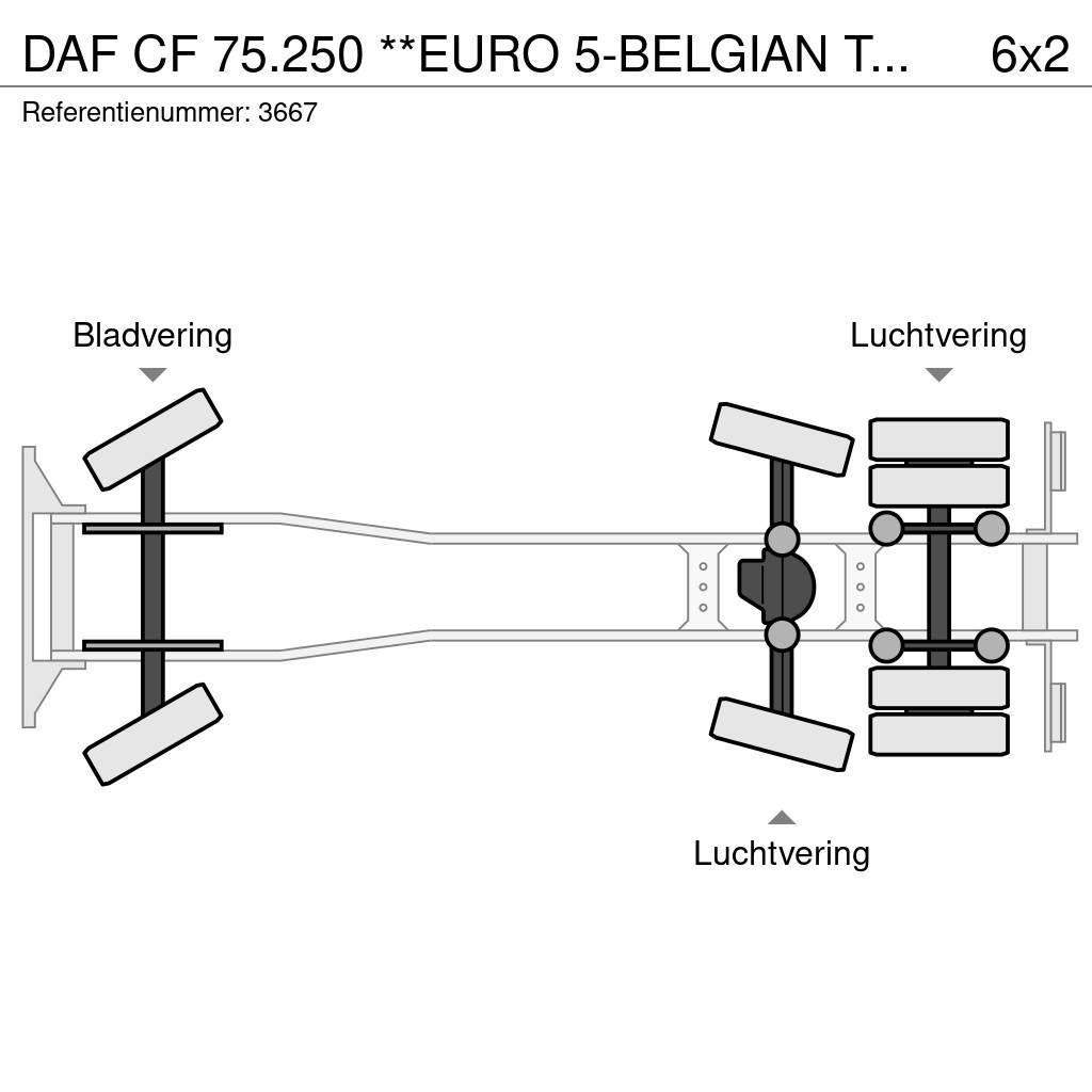 DAF CF 75.250 **EURO 5-BELGIAN TRUCK-REFUSE TRUCK** Renovationslastbiler