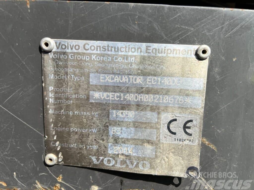 Volvo EC140DL Gravemaskiner på larvebånd