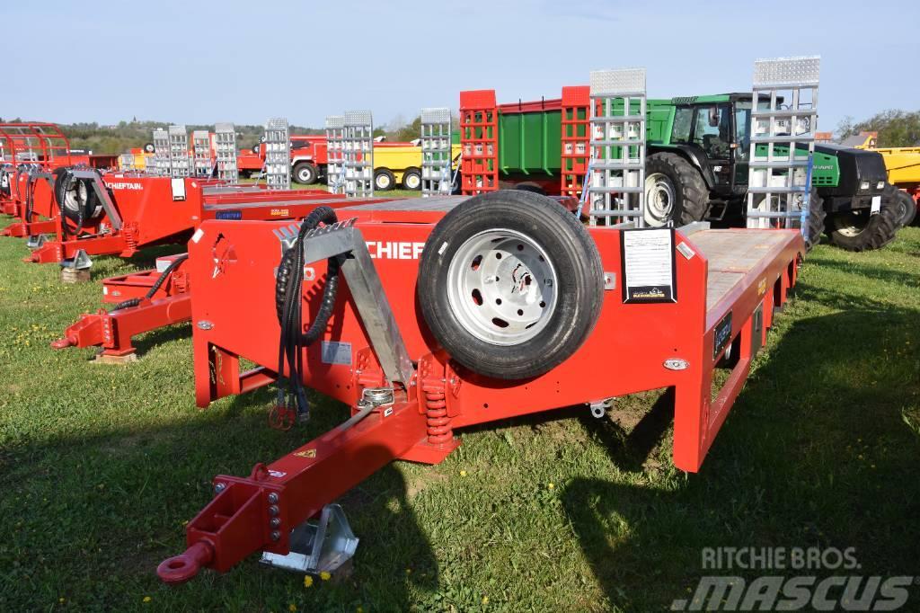 Chieftain 2-axl Maskintransportkärra traktor Andre Semi-trailere
