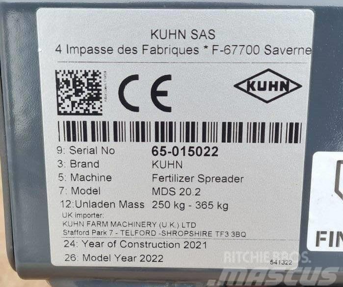 Kuhn MDS 20.2 Broadcaster Mineralspreder