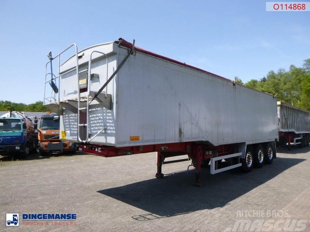 Wilcox Tipper trailer alu 55 m3 + tarpaulin Semi-trailer med tip