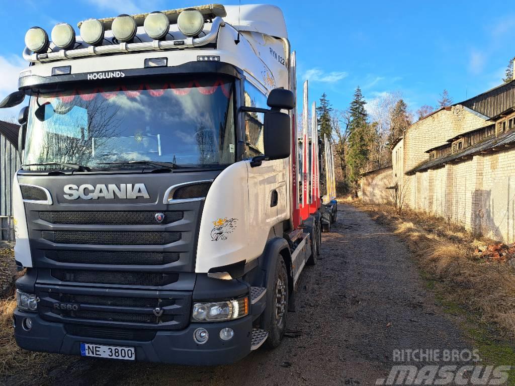 Scania R 580 Tømmertransport