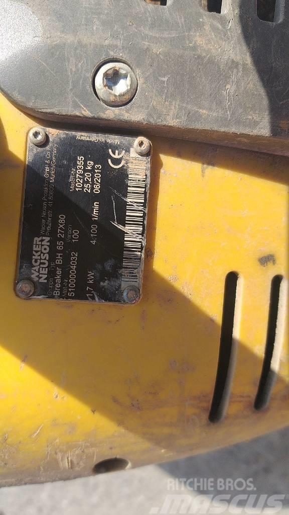  Bourací kladivo Wacker BH 65 Hydraulik / Trykluft hammere