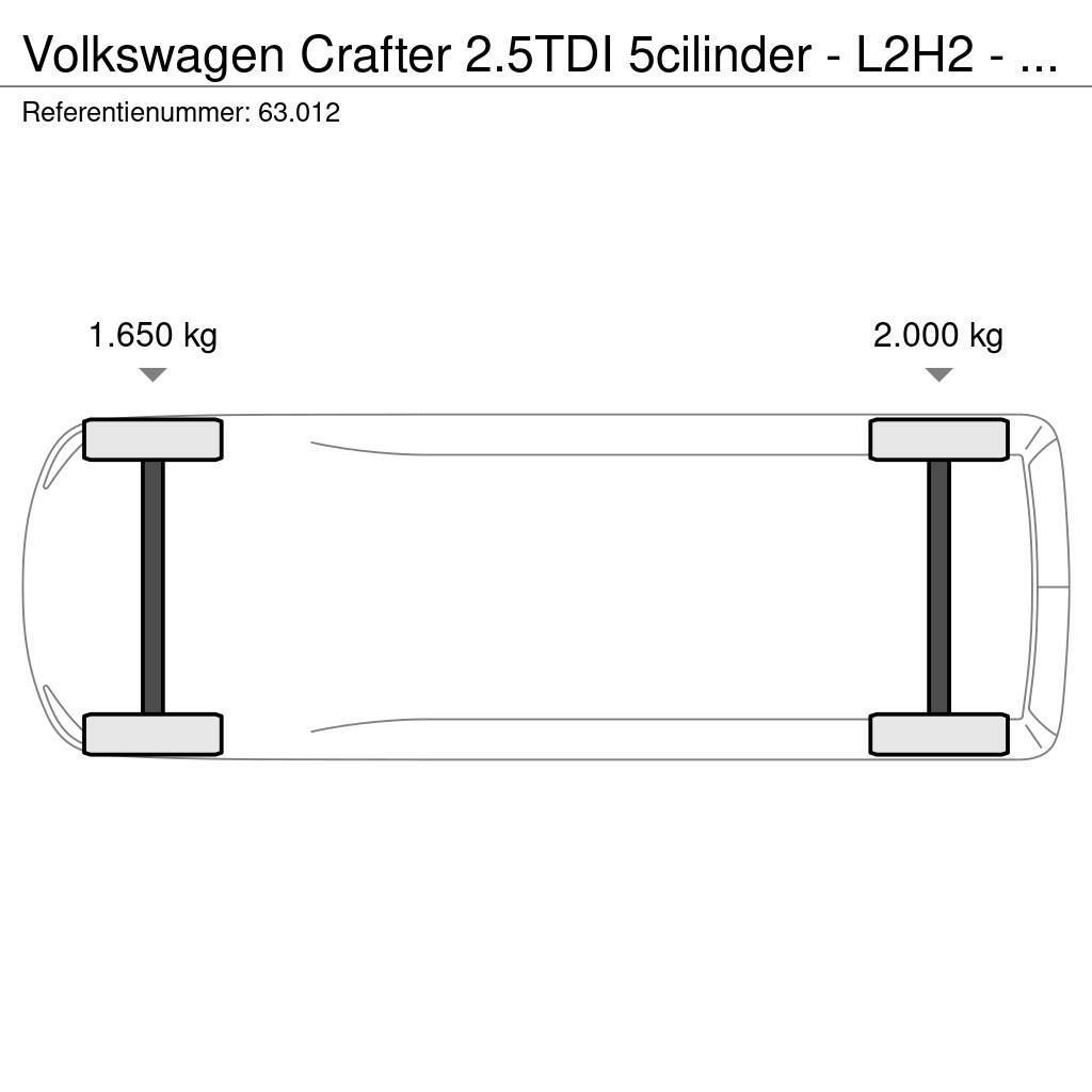 Volkswagen Crafter 2.5TDI 5cilinder - L2H2 - Klima+Cruise - 6 Varebiler