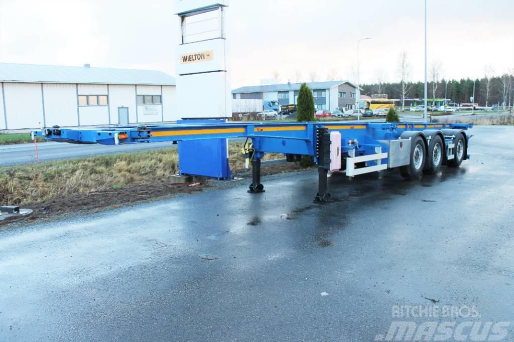 GT HCT Konttippv Semi-trailer med containerramme